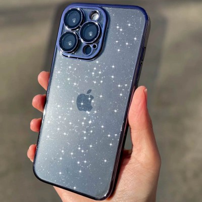Чохол TPU+PC Glittershine для Apple iPhone 12 Pro (6.1") Dark Blue