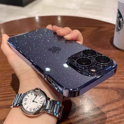 Чохол TPU+PC Glittershine для Apple iPhone 12 Pro (6.1") Dark Blue