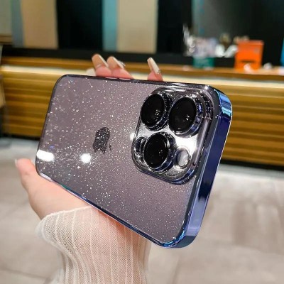 Чохол TPU+PC Glittershine для Apple iPhone 12 Pro (6.1") Dark Blue
