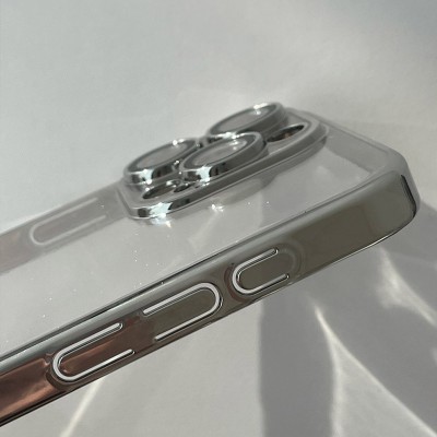 Чохол TPU+PC Glittershine для Apple iPhone 12 Pro (6.1") Silver
