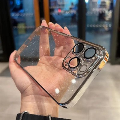Чохол TPU+PC Glittershine для Apple iPhone 12 Pro (6.1") Silver