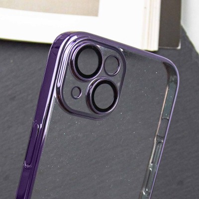 Чохол TPU+PC Glittershine для Apple iPhone 14 (6.1") Purple