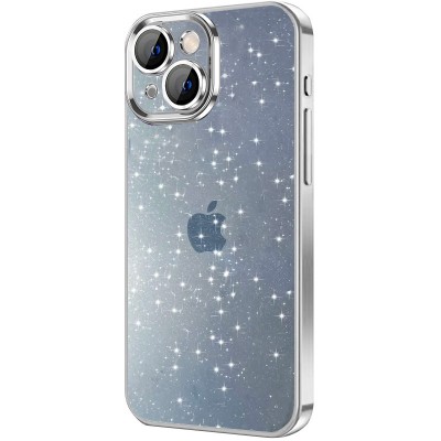 Чохол TPU+PC Glittershine для Apple iPhone 14 (6.1") Silver