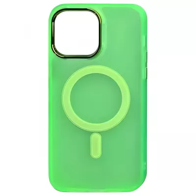 Чохол TPU+PC Lily with MagSafe для Apple iPhone 12 Pro Max (6.7") Neon Green