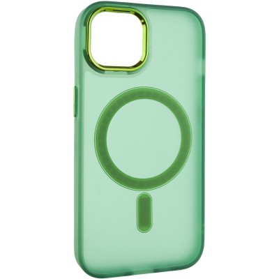 Чохол TPU+PC Lily with MagSafe для Apple iPhone 13 (6.1") Army Green Чохол TPU+PC Lily with MagSafe для Apple iPhone 13 (6.1") Army Green