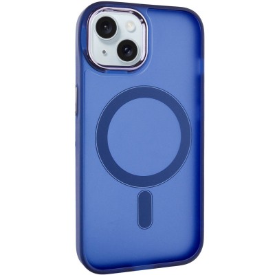 Чохол TPU+PC Lily with MagSafe для Apple iPhone 13 (6.1") Deep Navy