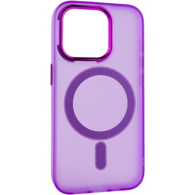 Чохол TPU+PC Lily with MagSafe для Apple iPhone 13 Pro (6.1") Purple