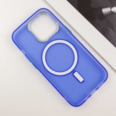 Чохол TPU+PC Lily with MagSafe для Apple iPhone 13 Pro Max (6.7") Blue