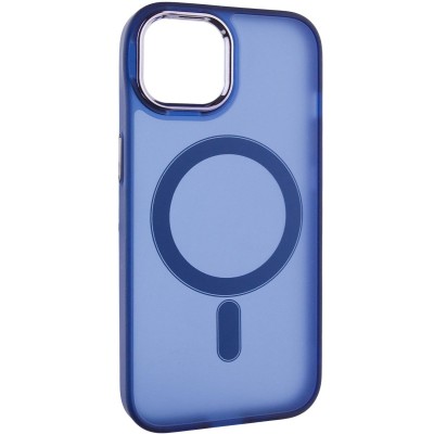 Чохол TPU+PC Lily with MagSafe для Apple iPhone 15 (6.1") Deep Navy