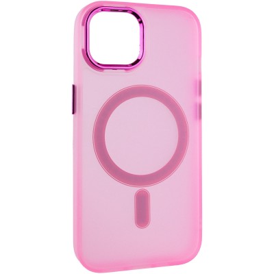 Чохол TPU+PC Lily with MagSafe для Apple iPhone 15 (6.1") Light Pink