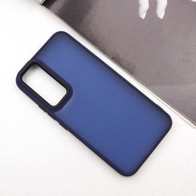 Чохол TPU+PC Lyon Frosted для Samsung Galaxy A35 Navy Blue Чохол TPU+PC Lyon Frosted для Samsung Galaxy A35 Navy Blue