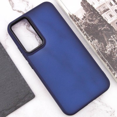 Чохол TPU+PC Lyon Frosted для Xiaomi Redmi Note 13 Pro 4G / Poco M6 Pro 4G Navy Blue
