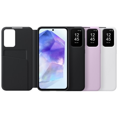 Чохол для смартф. SAMSUNG для A55 Smart View Wallet Case EF-ZA556CBEGWW / Black