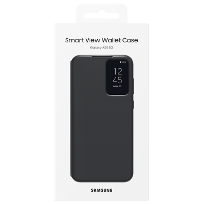 Чохол для смартф. SAMSUNG для A55 Smart View Wallet Case EF-ZA556CBEGWW / Black