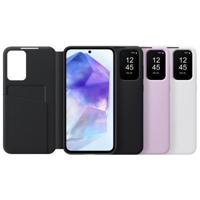Чохол для смартф. SAMSUNG для A55 Smart View Wallet Case EF-ZA556CVEGWW / Violet