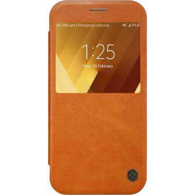 Чохол-книжка Samsung A320 (A3-2017) NILLKIN Qin series Brown