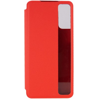 Чохол-книжка Smart View Cover для Samsung Galaxy S21 Красный / Светлое окошко
