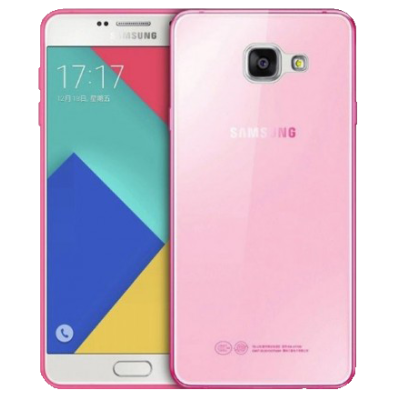 Чохол-накладка Samsung A320 (A3-2017) Ultra Thin Silicon Remax 0.2 Mm Pink