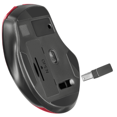 Миша DEFENDER (52052) Prime MB-053, 6D, 800-1600dpi, RED, wireless, silent Миша DEFENDER (52052) Prime MB-053, 6D, 800-1600dpi, RED, wireless, silent
