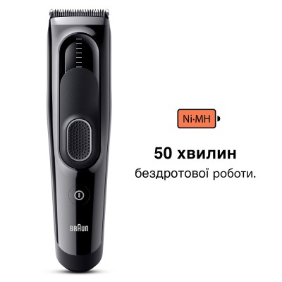 Тример BRAUN Елект прилад д/вол HairClip HC5310