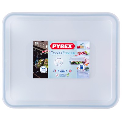 Форма с/к PYREX Cook&Freez з криш прямокут 27х22х9 (4л) (244P000/7643) Форма с/к PYREX Cook&Freez з криш прямокут 27х22х9 (4л) (244P000/7643)