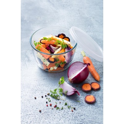 Форма с/к PYREX Cook&Freez форма з криш.скл. кругл. 16х11см (1.6л) (155P001/7644)