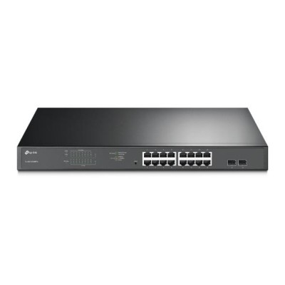 16-портовий гігабітний Smart коммутатор PoE+ з 4 SFP-слотами, TL-SG1218MPE 16-портовий гігабітний Smart коммутатор PoE+ з 4 SFP-слотами, TL-SG1218MPE