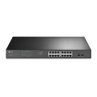 16-портовий гігабітний Smart коммутатор PoE+ з 4 SFP-слотами, TL-SG1218MPE
