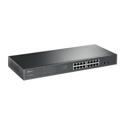 16-портовий гігабітний Smart коммутатор PoE+ з 4 SFP-слотами, TL-SG1218MPE 16-портовий гігабітний Smart коммутатор PoE+ з 4 SFP-слотами, TL-SG1218MPE