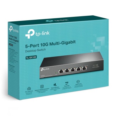 5-портовий 10-гігабітний настільний комутатор,TL-SX105 TP-LINK