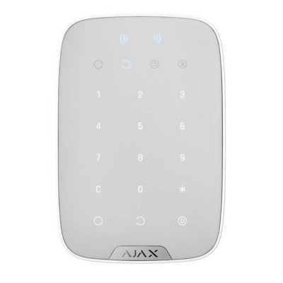 Ajax Keypad Plus (8EU) white клавіатура (000023070) Ajax Keypad Plus (8EU) white клавіатура (000023070)