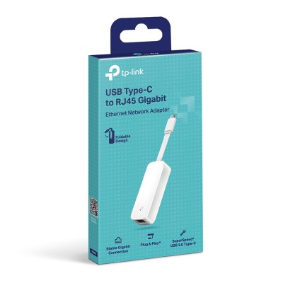 USB Type-C RJ45 гігабітний мережевий адаптер Ethernet, UE300C TP-LINK USB Type-C RJ45 гігабітний мережевий адаптер Ethernet, UE300C TP-LINK