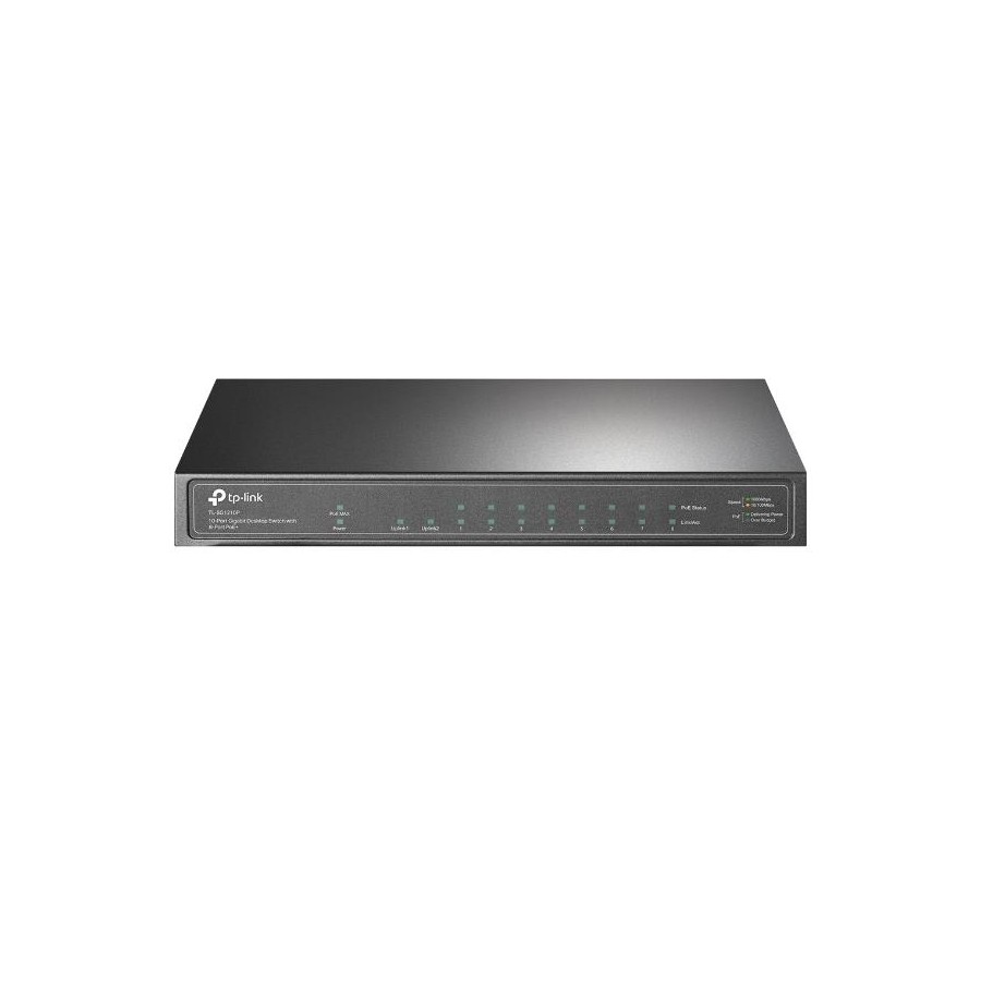 Гігабітний настільний комутатор, TL-SG1210P Гігабітний настільний комутатор, TL-SG1210P