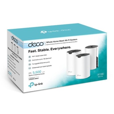 Домашня Powerline Mesh Wi-Fi система (3 шт у комплекті), арт. Deco S4(3-pack) TP-LINK
