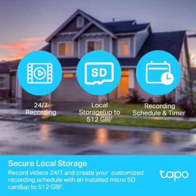 Зовнішня панорамна Wi-Fi камера, Tapo C500