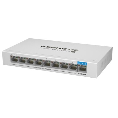 Комутатор Keenetic PoE+ Switch 9 (KN-4710) Комутатор Keenetic PoE+ Switch 9 (KN-4710)
