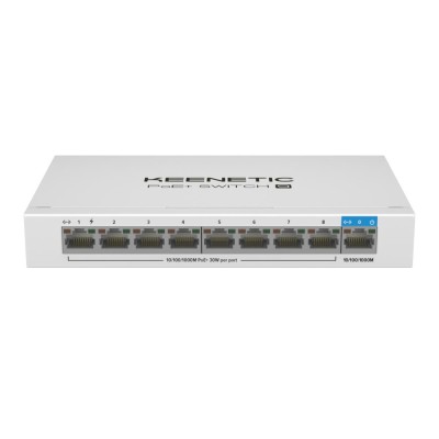 Комутатор Keenetic PoE+ Switch 9 (KN-4710) Комутатор Keenetic PoE+ Switch 9 (KN-4710)