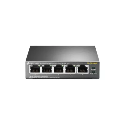 Комутатор NET SWITCH 5PORT 10/100M 4P POE TL-SF1005P TP-LINK