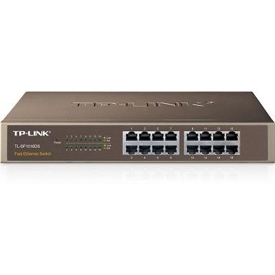 Комутатор не керований, мережеве обладнання, TL-SF1016DS TP-LINK