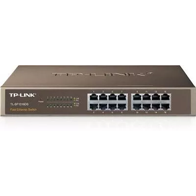 Комутатор не керований, мережеве обладнання, TL-SF1016DS TP-LINK