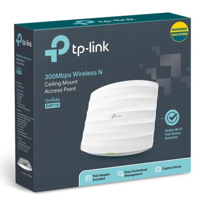 Мережеве обладнання, Точка доступу, швидкість 300мб/с, EAP110 TP-LINK