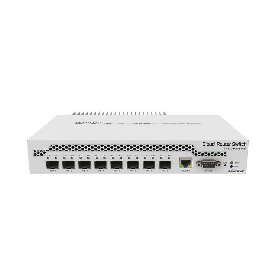 Мережевий комутатор EtherNet CRS309-1G-8S+IN MIKROTIK Мережевий комутатор EtherNet CRS309-1G-8S+IN MIKROTIK