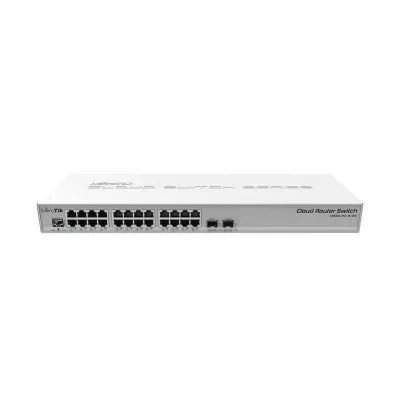 Мережевий комутатор EtherNet CRS326-24G-2S+RM MIKROTIK