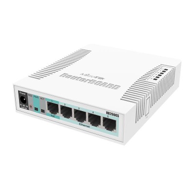 Мережевий комутатор Ethernet CSS106-5G-1S MIKROTIK