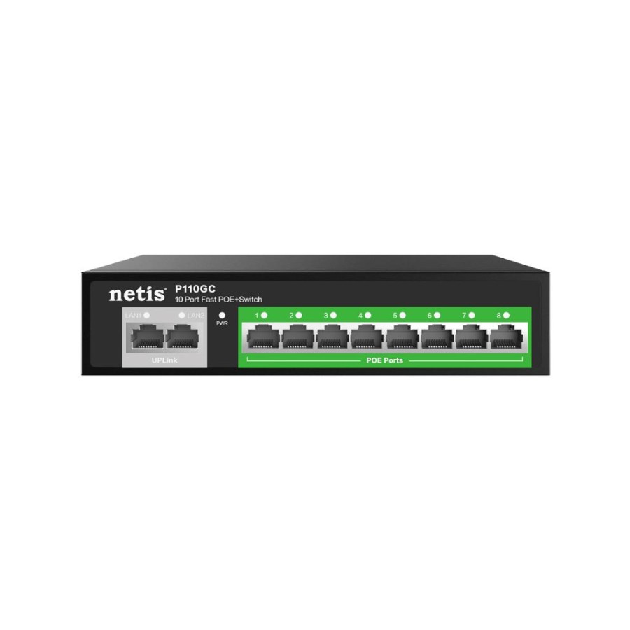 Мережевий комутатор Ethernet P110GC NETIS Мережевий комутатор Ethernet P110GC NETIS