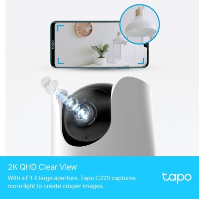 Панорамна домашня Wi-Fi камера Tapo C225 TP_LINK Панорамна домашня Wi-Fi камера Tapo C225 TP_LINK