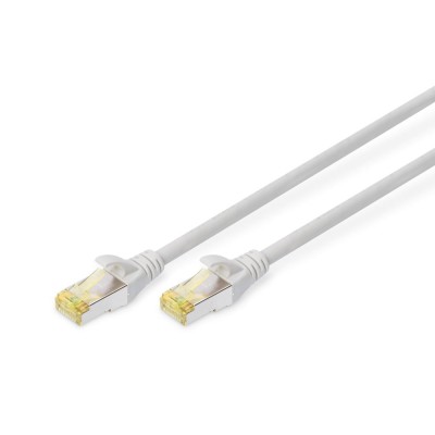 Патч-корд CAT 6A S-FTP, Cu, LSZH AWG 26/7, довжина 1 м, колір сірий, DK-1644-A-010 DIGITUS by ASSMANN