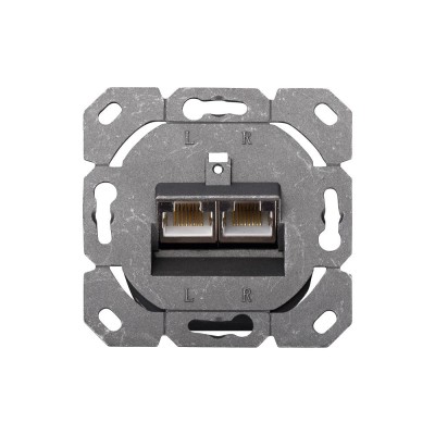 Розетка на два порта RJ45 CAT5E DN-9001-N DIGITUS by ASSMANN