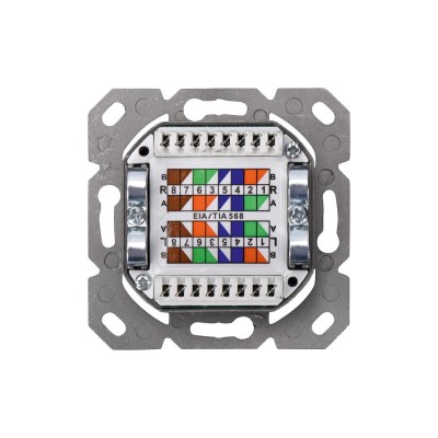 Розетка на два порта RJ45 CAT5E DN-9001-N DIGITUS by ASSMANN