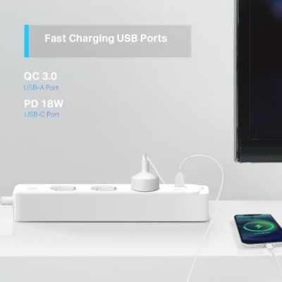 Розумний Wi-Fi подовжувач живлення , Tapo P300 TP-LINK